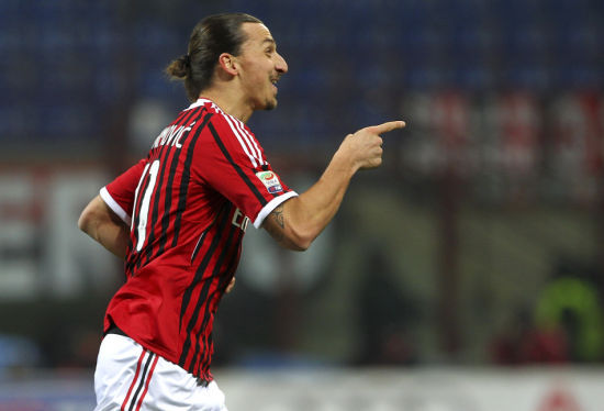  AC米兰凭借伊布传射建功击败拉齐奥迎三连胜